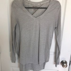 Black and white striped long sleeve